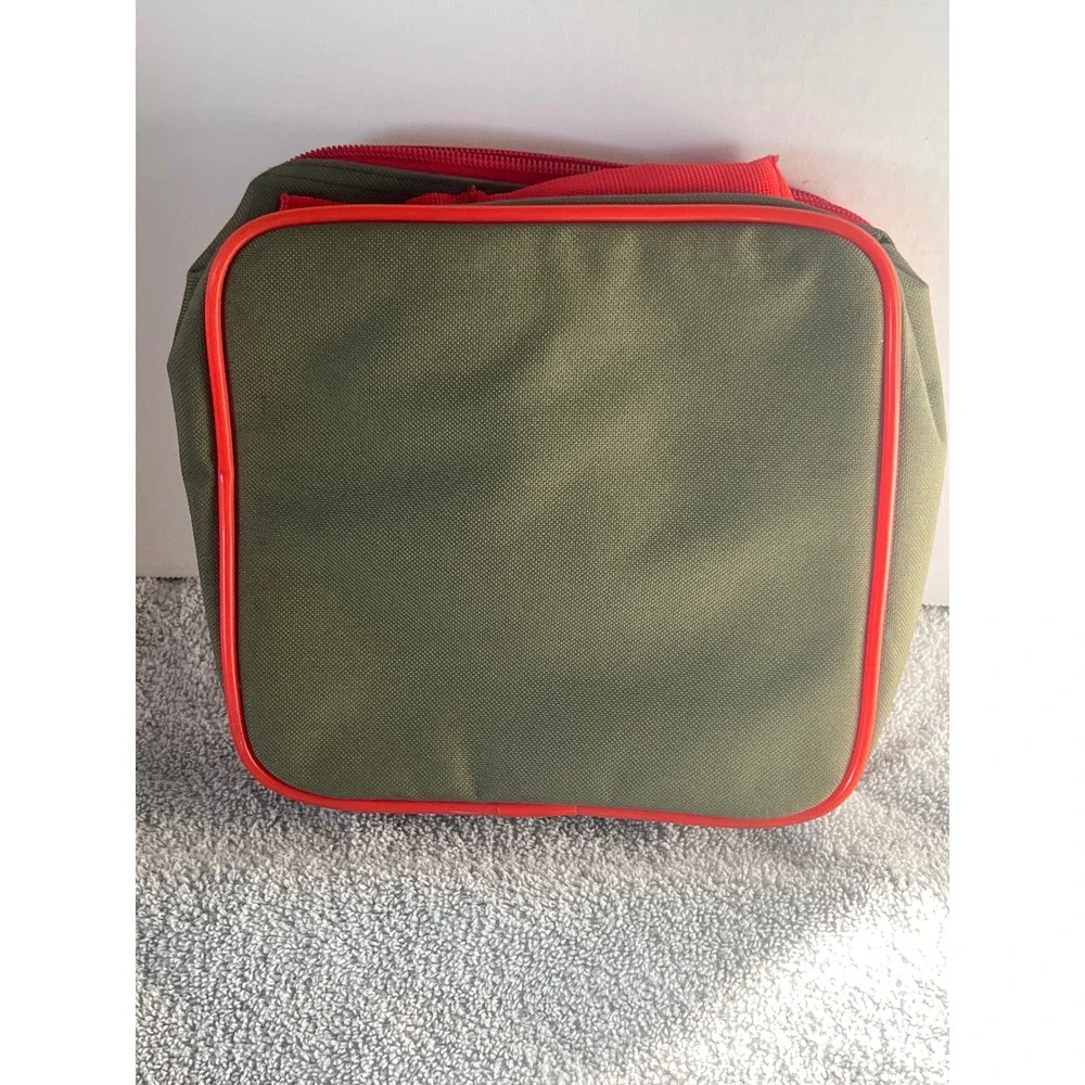 Scooby Doo Lunch Box Bag Green Red Cartoon Retro Vintage Kids‎ School Travel